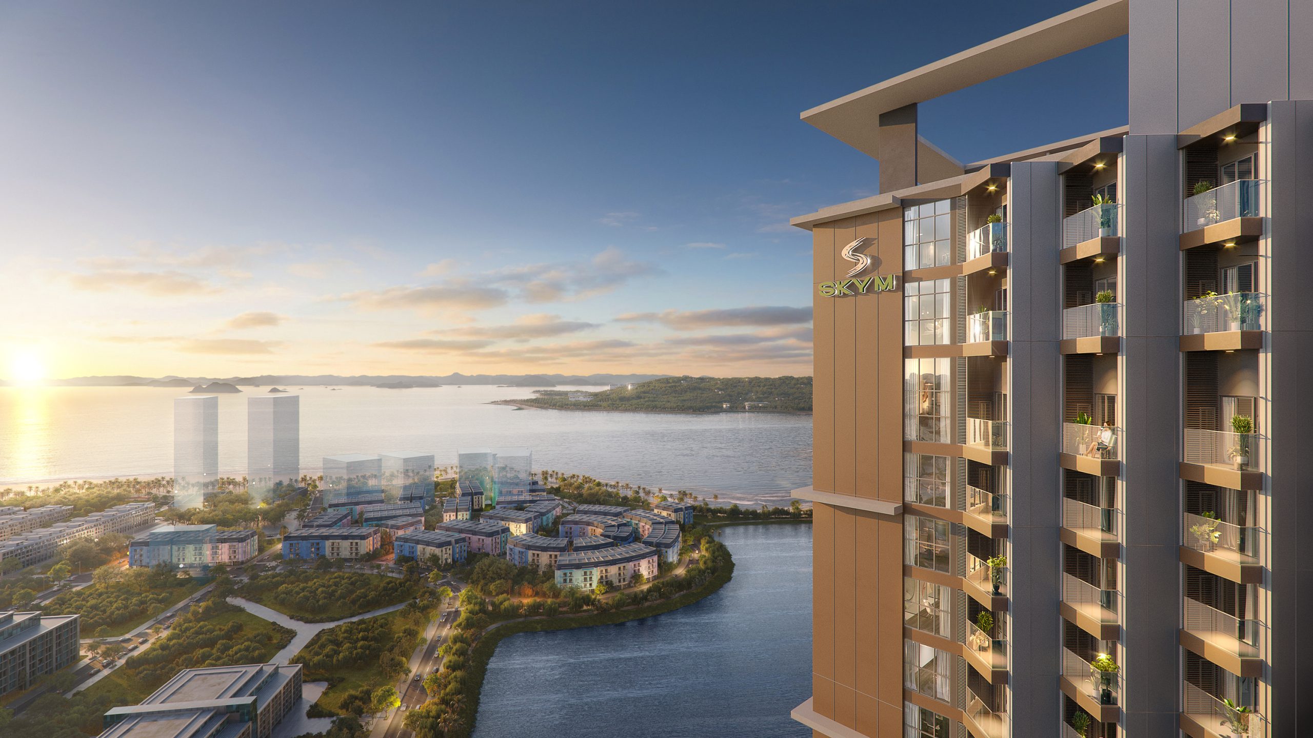 V01_HL_Masterplan_FN view tuyệt đẹp từ căn hộ SkyM Hạ Long view biển và hồ nhạc nước