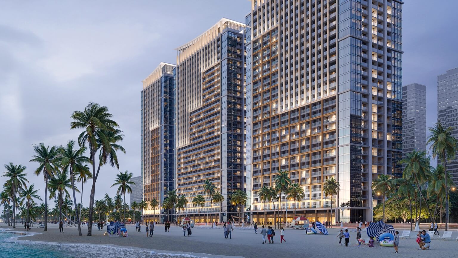 bãi biển dự án Sun Centro Town Hạ Long bất động sản view biển